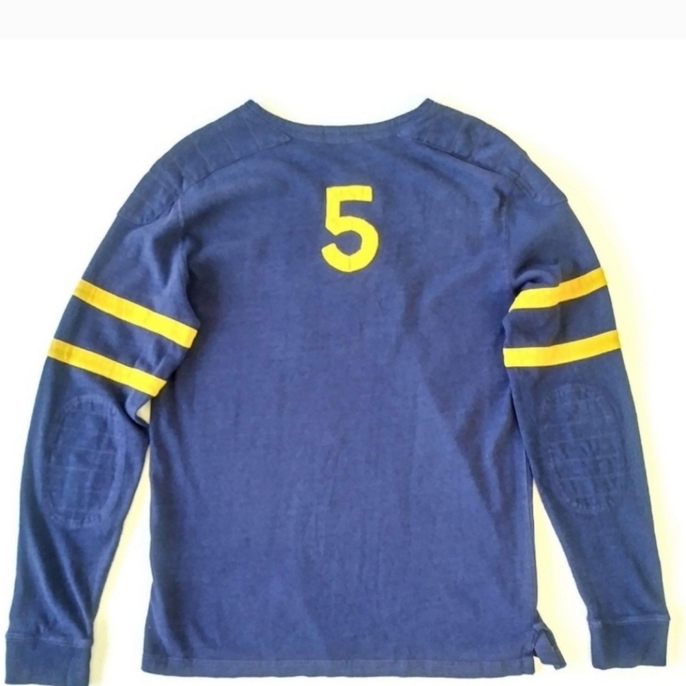 Ralph Lauren Polo 'Bulldog' Crewneck Rugby Varsity Shirt - Picture 6 of 9